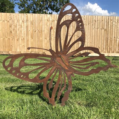 large butterfly garden wall fence ornament decoration by rw norfolk
