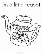 Teapot Printable Noodle Kids Twisty Pots Twistynoodle Teapots Cups sketch template