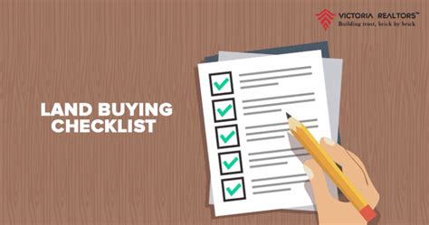 land buying checklist 6 point buying checklist victoria realtors