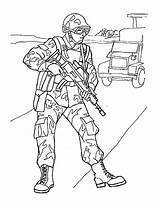 Soldier British Coloring Pages Getcolorings sketch template