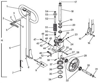 manual pallet jack parts diagram shelainefareiz