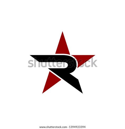 letter  star logo icon template stock vector royalty