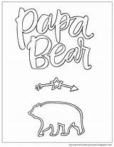 Coloring Pages Father Fathers Papa Bear Amanda Pm Posted Sheets Choose Board sketch template