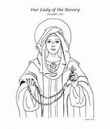Rosary Tudor Assumption sketch template