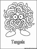 Tangela Coloring Pages Fun sketch template