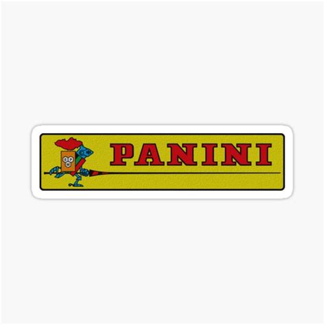 panini logo sticker  sale  citiesonwalls redbubble