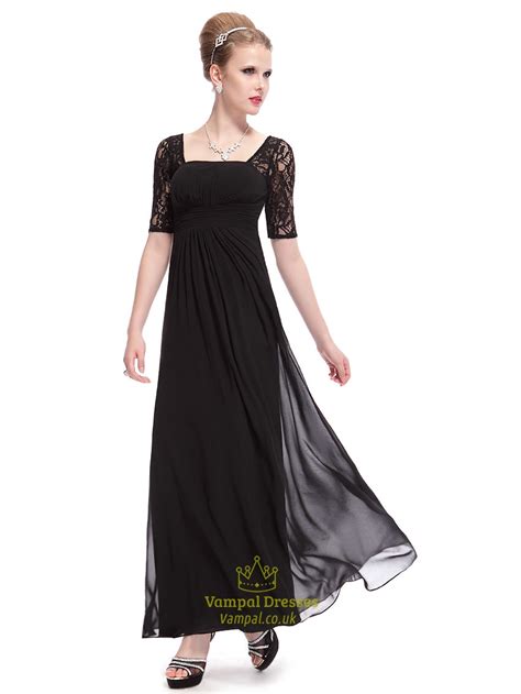 Long Black Prom Dresses 2015 Black Prom Dresses With Lace