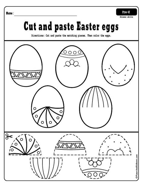 easter worksheets preschool