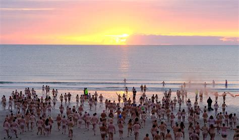 1 200 naked strangers embrace the pure joy and freedom of the north