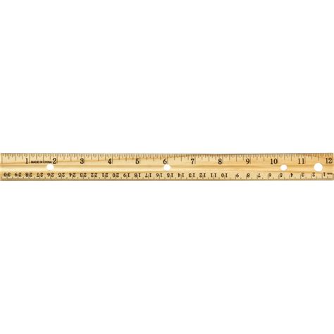 officemate oic 12 inch wood ruler box of 12 66009