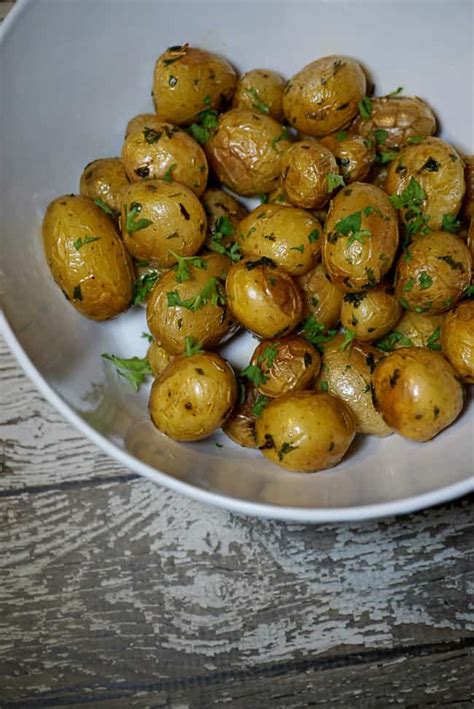 recipes slow roasted mini potatoes jz eats