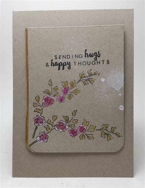 homemade cards  erin sending hugs