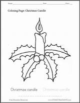 Coloring Christmas Kids Candle Pages Sheets Studenthandouts Candles Fun Worksheets sketch template