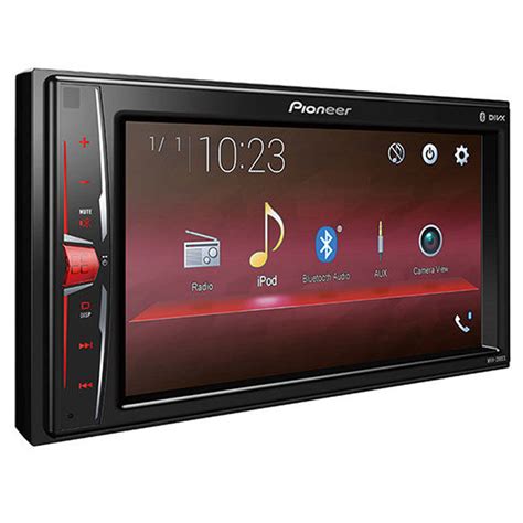 pioneer mvh   din digital multimedia video receiver   wvga touchscreen display