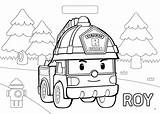 Poli Coloring Pages Robocar Kids sketch template