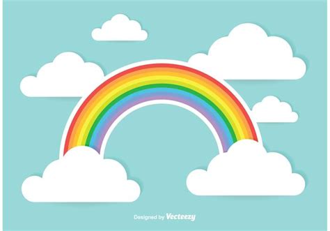 cute rainbow illustration   vector art stock graphics