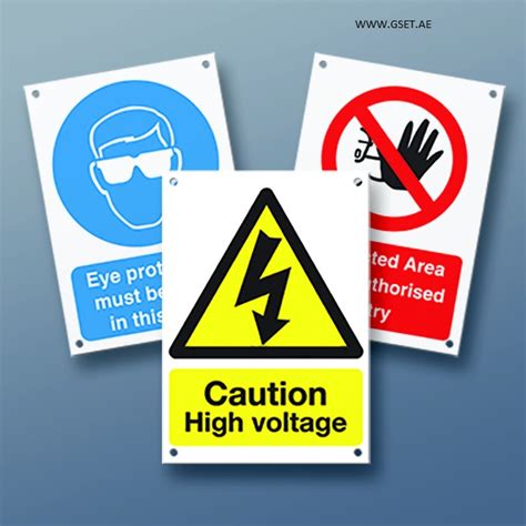 adhesive safety signs trade  supply