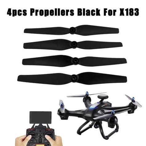 pcs   helices noir pour global drone   achat vente helice pour drone cdiscount