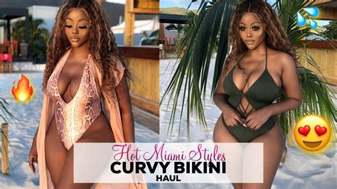 Hot Miami Styles Curvy Bikini Try On Haul Swimsuit Haul