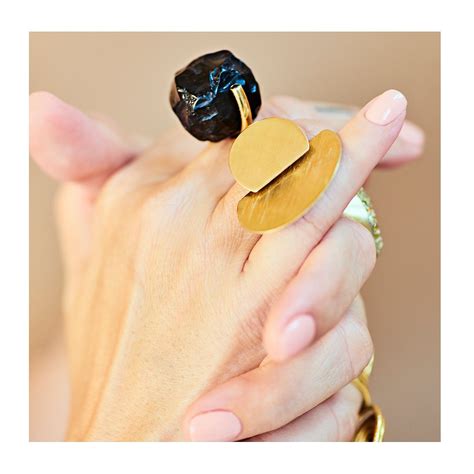 [fine Jewellery] Black And Gold Jewels Are Styled By Valery And