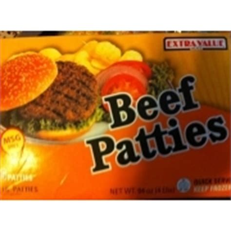 extra  meats beef patties calories nutrition analysis  fooducate