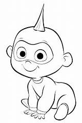 Jack Baby Coloring Printable Pages Categories Incredibles sketch template