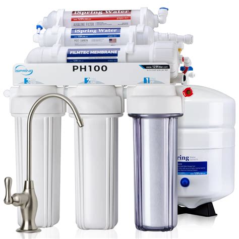 Ispring Ph100 6 Stage Under Sink Reverse Osmosis Ro Drinking Water