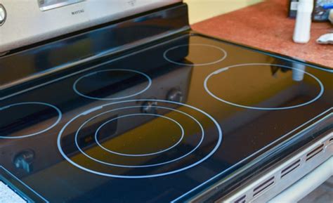clean electric stove top