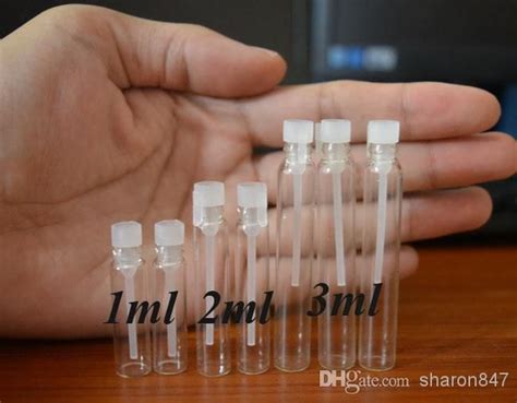 ml empty liquid sample glass bottle perfume vials empty tubes