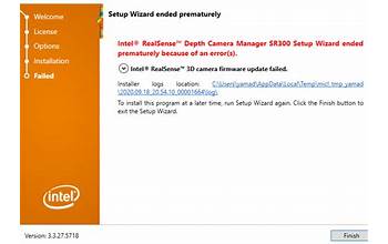 Intel RealSense Depth Camera Manager SR300 screenshot #4