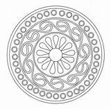 Celtic Mandala Coloring Adult Looking Drawing Designs Pages sketch template