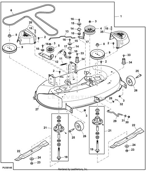 john deere  mower deck parts diagram wiring diagram