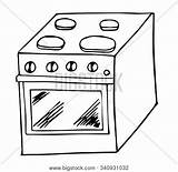 Stove 5pm 9am sketch template