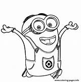 Coloring Minion Pages Minions Dave Happy Color Printable Print Easy Online Clipart Pdf Kidsplaycolor Book Kids Google Getcolorings Mario Sheets sketch template