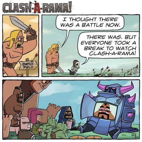 ep 3 break clash a rama coc comic version clash royale clas of