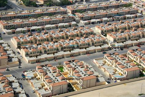 aerial photography dubai housing airview