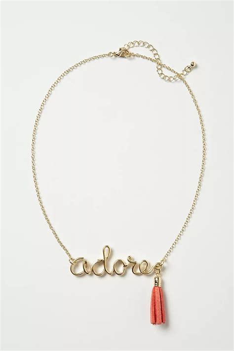 adore necklace anthropologie