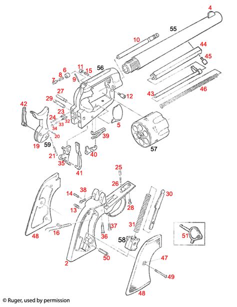 ruger  vaquero schematic brownells uk