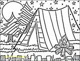 Camping Coloring Pages Colouring Sheets Theme Summer Print Kids Tent Printable Color Girl Preschoolers Sheet Fun Scout Scouts Getcolorings Anatomy sketch template