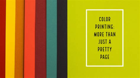 color printing     pretty page boston business printing