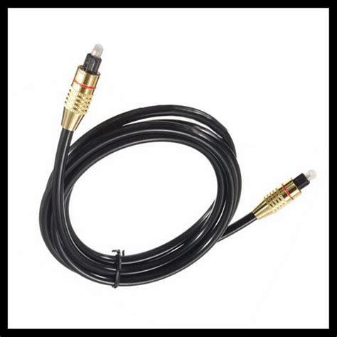 meter digital optical cable audio video spidif toslink optical fiber cable black  computer