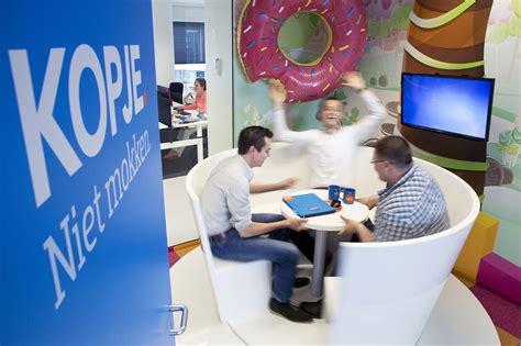 coolblue office  spinning teacup conference room