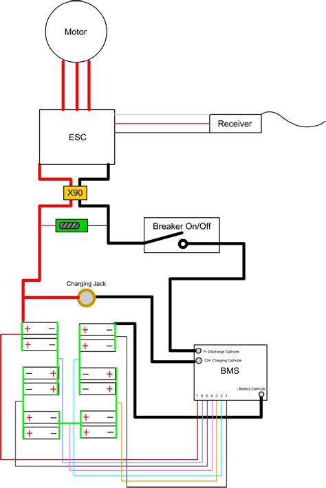 bms wiring diagram ebike wiring diagram  schematic