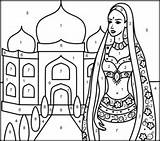 Coloring India Princess Pages Color Number Printable Princesses Printables Kids Designlooter Easy Book Games Drawings 226px 97kb Coloritbynumbers Related sketch template