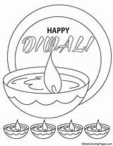 Diwali Coloring Pages Happy Crackers Sheet Template Printable Color Getcolorings Sketch Festival sketch template