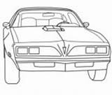 Trans Am Coloring Pages Car Bird Rod Template Cars Street sketch template