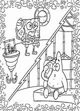 Coloring Pages Fun Spongebob Pm Posted sketch template