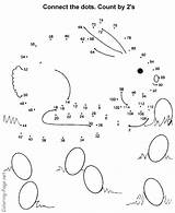 Easter Pages Coloring Bunny Printable Games Kids Dot Cute Print Dots Template Rabbit sketch template