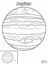 Coloring Planet Pages Printable Template Jupiter sketch template