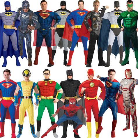 spezielle anlaesse fancy dress halloween book week man super hero mens